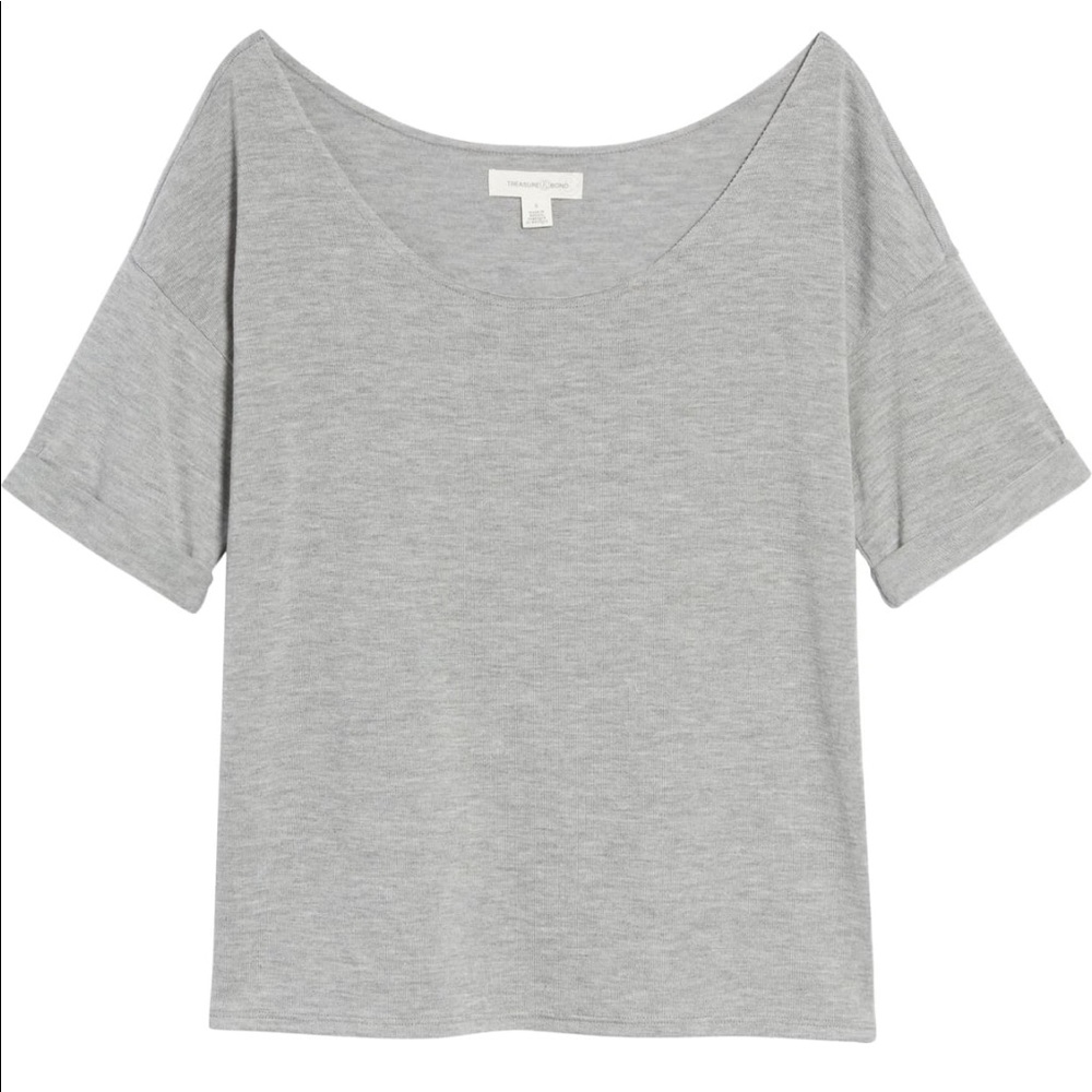 Treasure & Bond Rolled Sleeve Tee